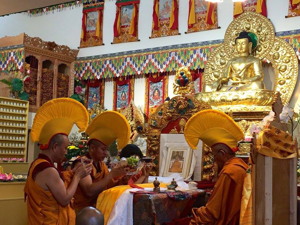Altar at Land of Compassion Buddha Edmonton